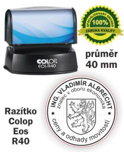 Razítko Colop Eos R 40