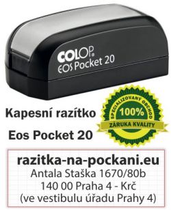Kapesní razítko COLOP EOS Pocket 20